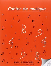 Partition : Cahier musique scolaire format A4 48 pages Mixtes