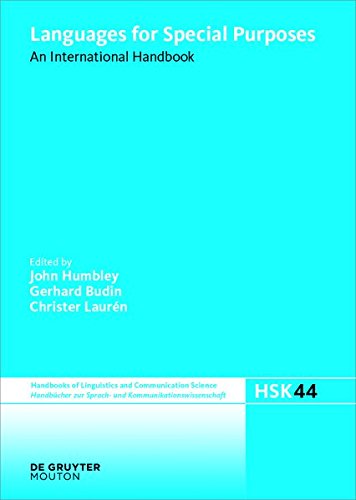 Languages for Special Purposes: An International Handbook (De Gruyter Reference, Band 44)
