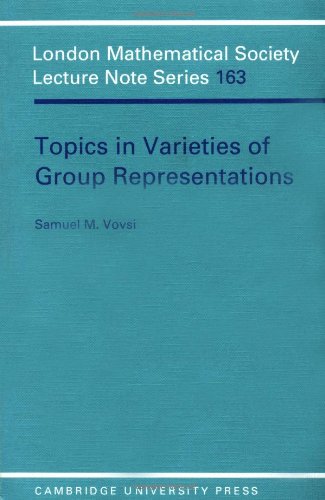 LMS: 163 Topics in Varieties Group (London Mathematical Society Lecture Note Series, Band 163)