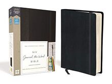 NIV, Journal the Word Bible, Hardcover, Black, Red Letter, Comfort Print: Reflect, Take Notes, or Create Art Next to Your Favorite Verses