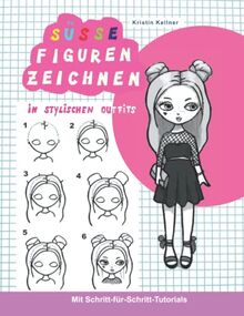 Süße Figuren zeichnen in stylischen Outfits: Mit Schritt-für-Schritt-Tutorials