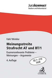 Meinungsstreite Strafrecht AT und BT/1: Examensrelevante Probleme, Meinungen, Argumente, §§ 1-210 StGB (Jura kompakt)