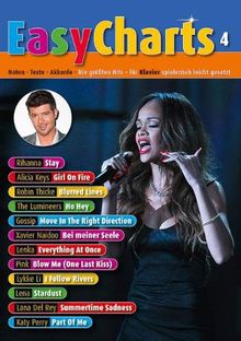 Easy Charts 4: Die größten Hits spielerisch leicht gesetzt. Band 4. Klavier / Keyboard. Spielbuch. (Music Factory)