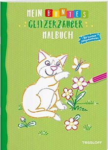 Mein buntes Glitzerzauber-Malbuch (Katze): Mit bunten Glitzerkonturen (Malbücher und -blöcke) | Buch | Zustand akzeptabel