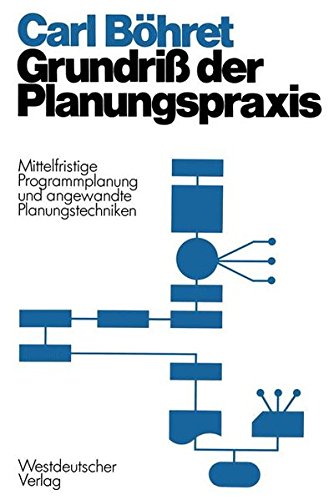 Grundriß der Planungspraxis. Mittelfristige Programmplanung und angewandte Planungstechniken