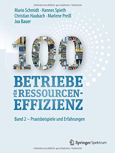 100 Betriebe für Ressourceneffizienz: Band 2 – Praxisbeispiele und Erfolgsfaktoren