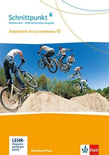 Schnittpunkt Mathematik - Differenzierende Ausgabe für Rheinland-Pfalz / Arbeitsheft mit Lösungsheft und Lernsoftware 6 Schuljahr