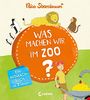 Was machen wir im Zoo?: Ein Mitmachbuch ab 2 Jahre - Berufe kennenlernen für Kinder