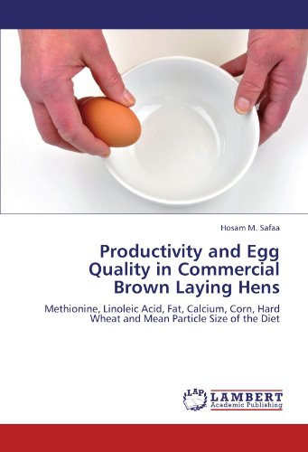 Productivity and Egg Quality in Commercial Brown Laying Hens: Methionine, Linoleic Acid, Fat, Calcium, Corn, Hard Wheat and Mean Particle Size of the Diet