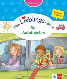 Klett Mein Lieblings-Block für Autofahrten: Kindergarten, ab 3 Jahren, Das kannst du alleine!