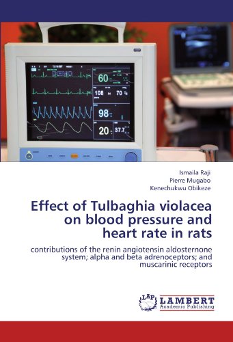 Effect of Tulbaghia violacea on blood pressure and heart rate in rats: contributions of the renin angiotensin aldosternone system; alpha and beta adrenoceptors; and muscarinic receptors