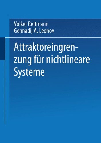 Attraktoreingrenzung für nichtlineare Systeme (Teubner-Texte zur Mathematik)