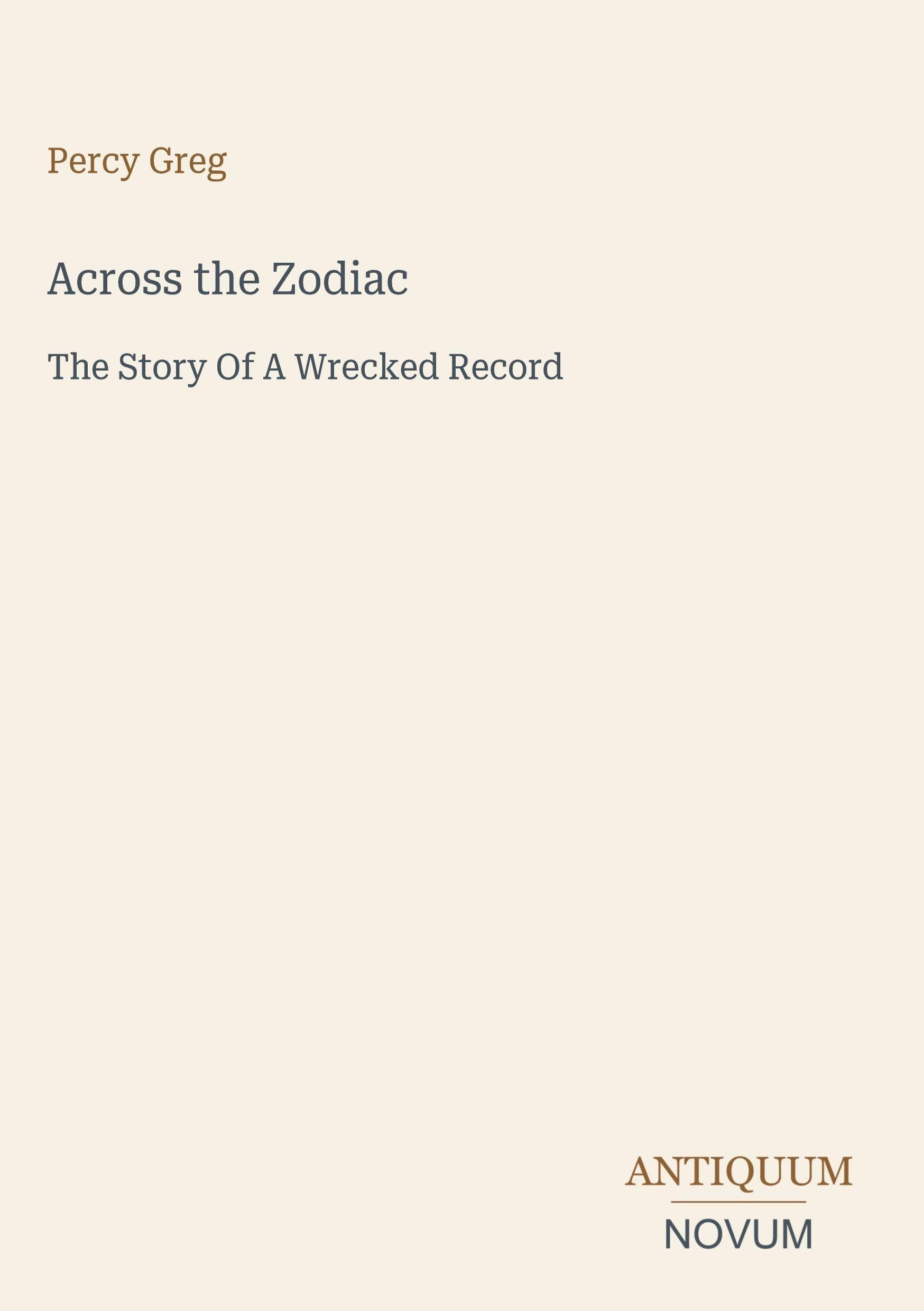 Across the Zodiac