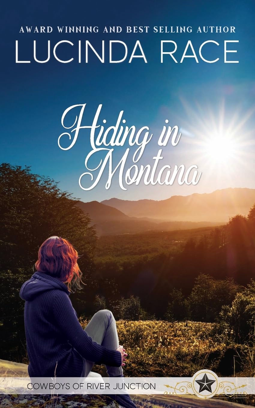 Hiding in Montana: Clean Western Romance Suspense: Clean Second Chance Western Romantic Suspense (Cowboys of River Junction, Band 3)