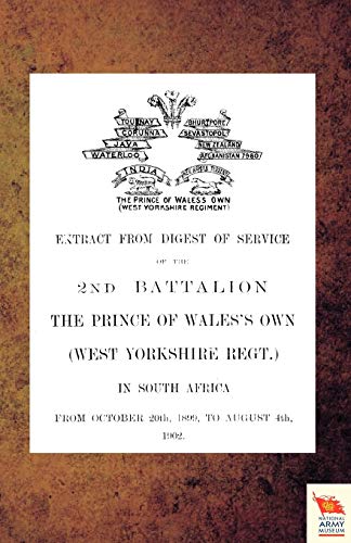 Extract from Digest of Service of the 2nd Battalion the P.O.W. Own (West Yorkshire Regt.) in South Africa (NAM)