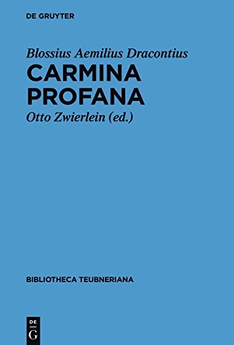 Carmina profana (Bibliotheca scriptorum Graecorum et Romanorum Teubneriana)