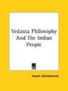 Vedanta Philosophy and the Indian People