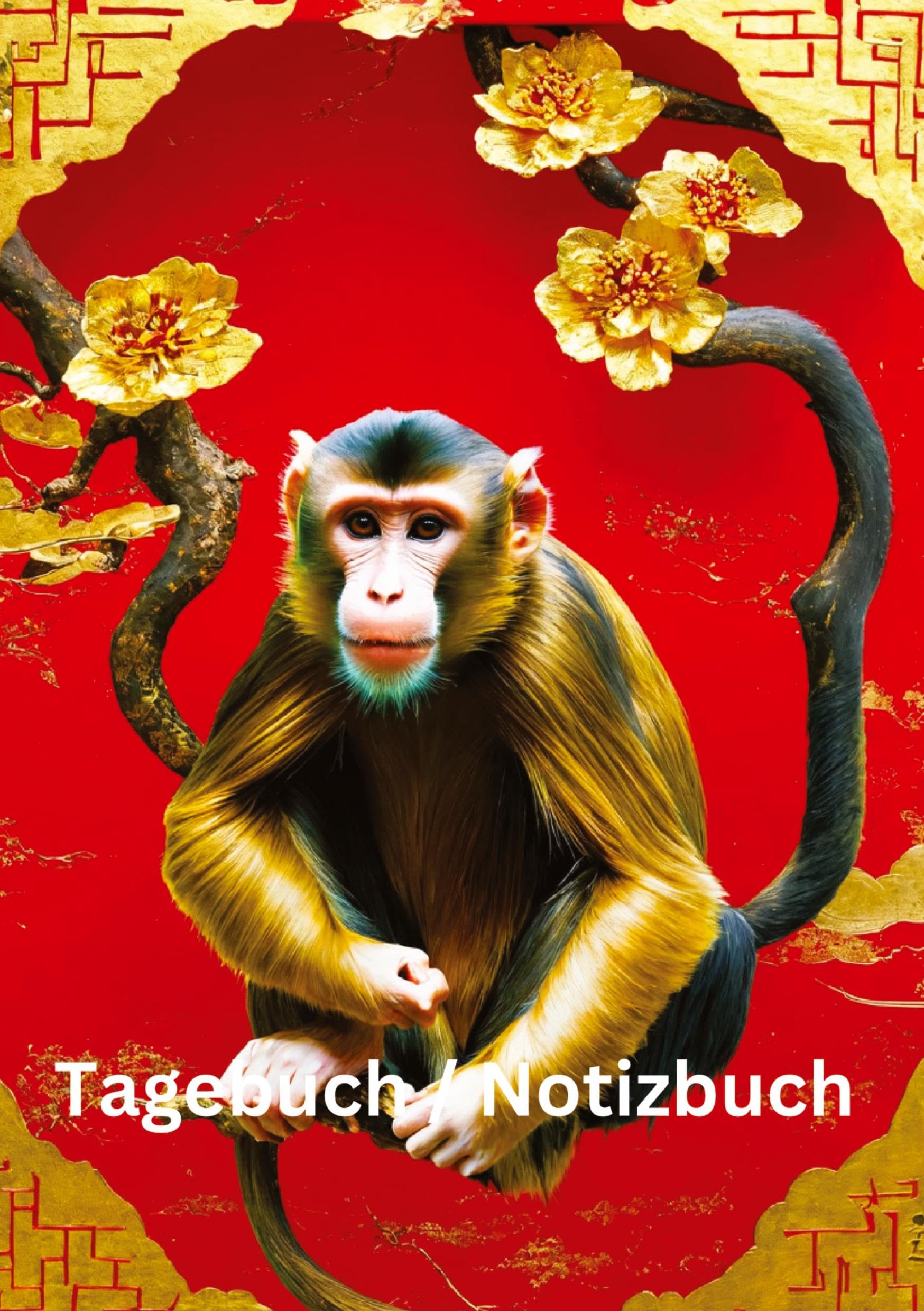 Tagebuch / Notizbuch Chinesische Tierkreis Affe: 100 Seiten um seine persönlichen Gedanken und Erlebnisse festzuhalten. (Tagebuch / Notizbuch Chinesische Tierkreise)