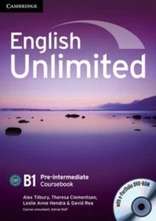 English Unlimited Pre-Intermediate Coursebook with E-Portfolio