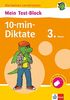 Klett Mein Test-Block: 10-min-Diktate: Deutsch in der Grundschule (Die kleinen Lerndrachen)