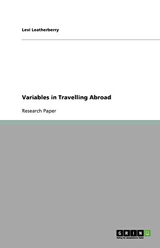 Variables in Travelling Abroad