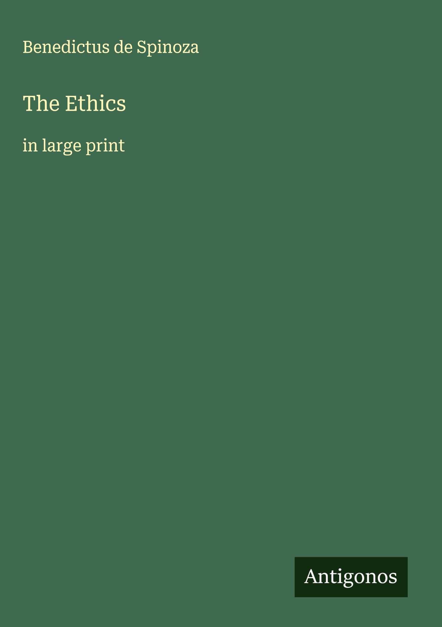 The Ethics: in large print