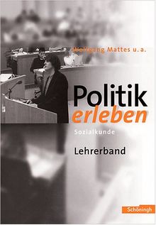 Politik erleben- Sozialkunde Lehrerband