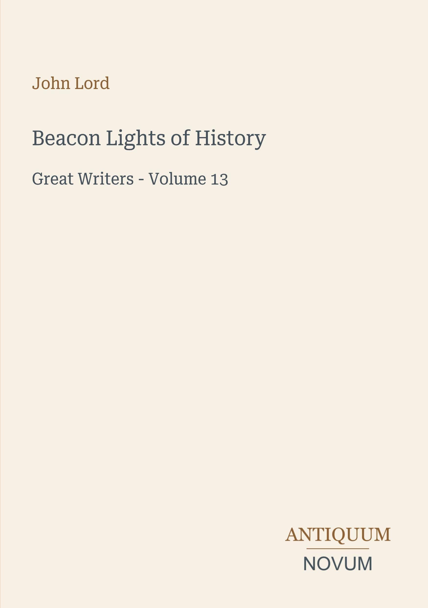 Beacon Lights of History