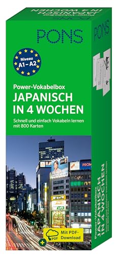 PONS Power-Vokabelbox Japanisch: Schnell und einfach Vokabeln lernen mit 800 Karten