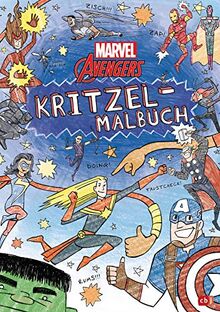 MARVEL Avengers Kritzel-Malbuch: 128 Seiten kreativer Kritzelspaß mit den beliebten Marvel-Helden (Die Marvel-Activity-Reihe, Band 6)