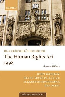 Blackstone's Guide to the Human Rights Act 1998 (Blackstone's Guide Series)