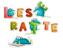 Leseratte ABC Stickerheft