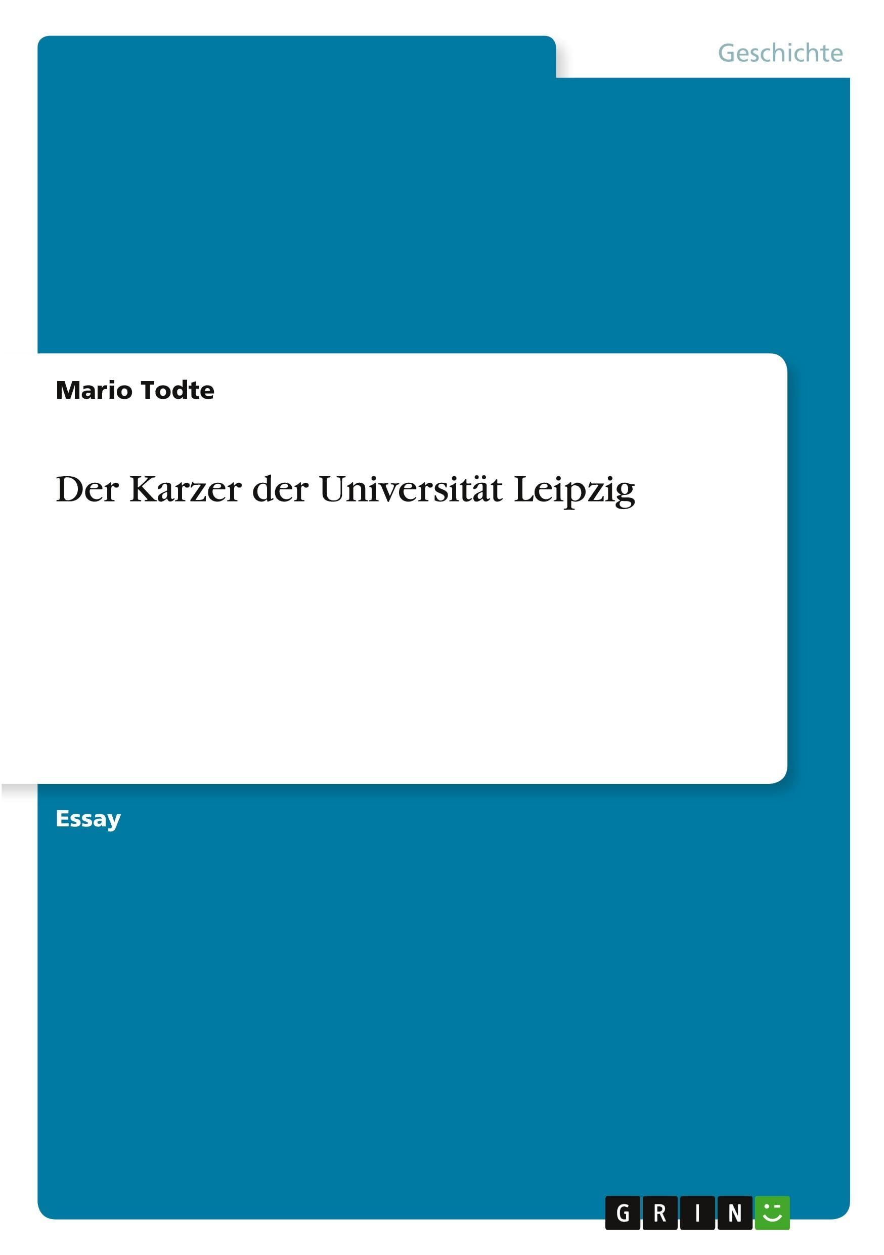 Der Karzer der Universität Leipzig