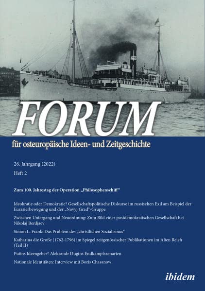 Forum für osteuropäische Ideen- und Zeitgeschichte: 26. Jahrgang, Heft 2 (2022)
