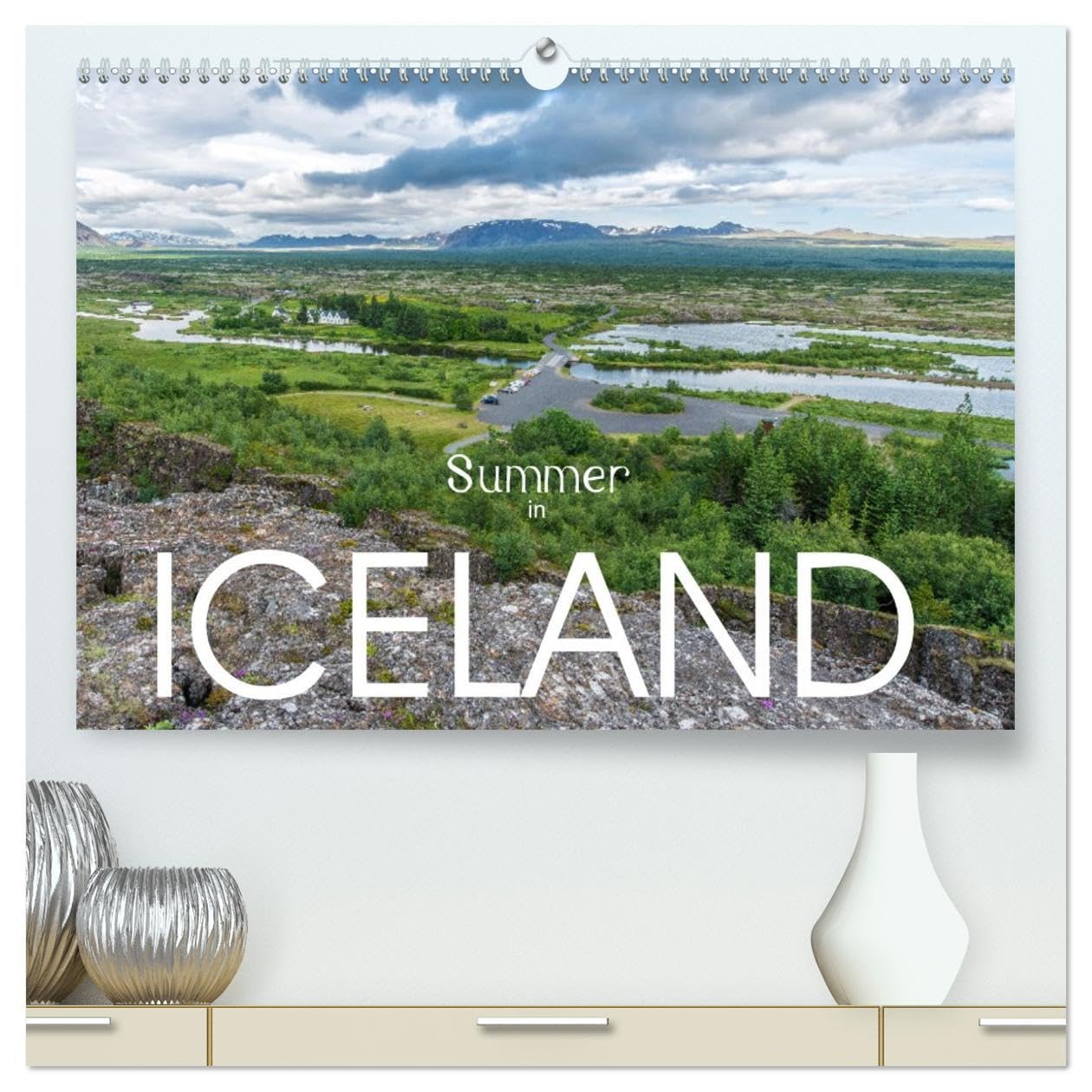 Summer in Iceland (High Quality Premium Wall Calendar 2026 DIN A2 landscape),CALVENDO 12 Month Wall Calendar: When Iceland turns green