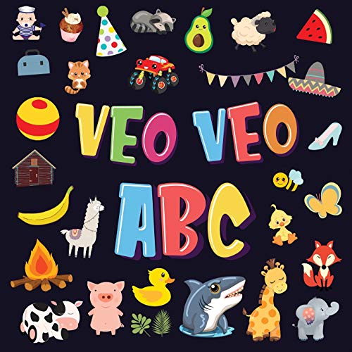 Veo Veo - ABC: Un Juego de Buscar y Encontrar, ¡Súper Divertido para Niños de 2 a 4 Años! | Juego de Adivinanzas de la A a la Z, con Alfabeto Colorido para Niños Pequeños