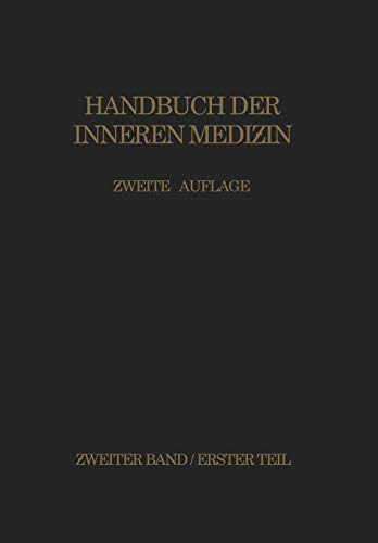 Zirkulationsorgane Mediastinum · Zwerchfell Luftwege · Lungen · Pleura: Erster Teil (Handbuch der inneren Medizin, 2/1)