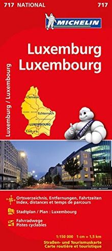 Luxemburg (Michelin Nationalkarte)
