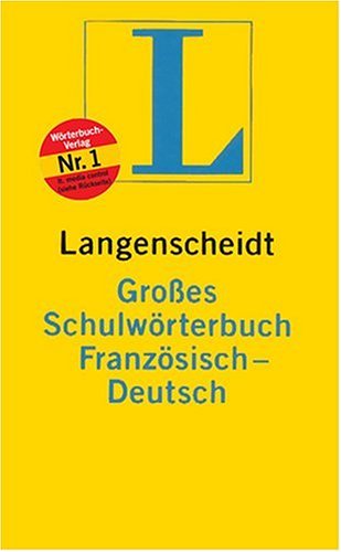 Langenscheidt Großes Schulwörterbuch Französisch-Deutsch Von Unbekannt