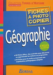 Géographie Cycle 3 : Fiches à photocopier von Baldner, Jean-Marie, Collectif | Buch | Zustand gut