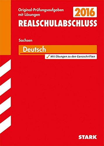  Abschlussprüfung Oberschule Sachsen - Deutsch Realschulabschluss von Motiv 