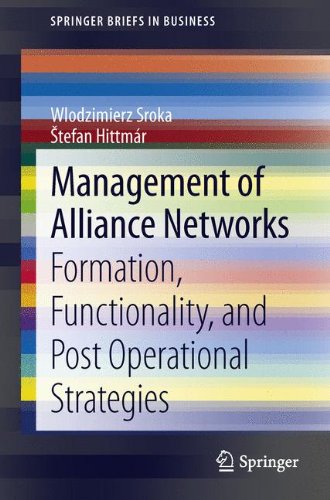 Management of Alliance Networks: Formation, Functionality, and Post Operational Strategies (SpringerBriefs in Business)