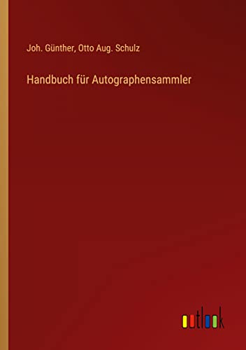 Handbuch für Autographensammler