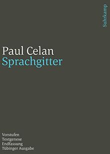 Werke. Tübinger Ausgabe: Sprachgitter. Vorstufen – Textgenese – Endfassung