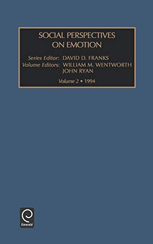 Social Perspectives on Emotions: Vol 2