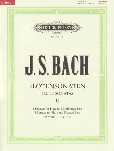 Sonaten für Flöte und bezifferten Bass BWV 1033 - 1035 / URTEXT: Flötensonaten - Band 2