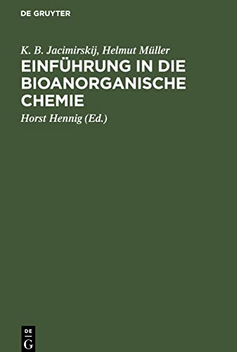 Einführung in die bioanorganische Chemie