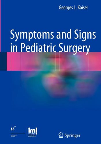 Symptoms and Signs in Pediatric Surgery