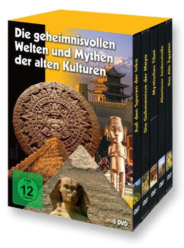 Die geheimnisvollen Welten und Mythen der alten Kulturen (Maya - Inka - Ägypten - Tibet - Seidenstraße) - 5 DVD Box