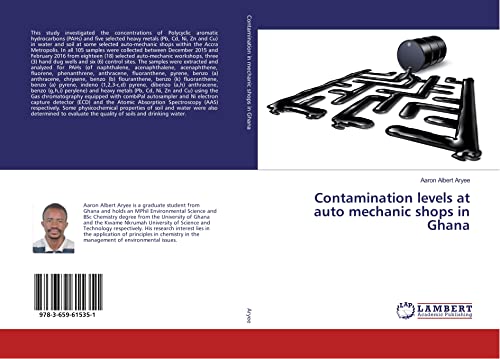 Contamination levels at auto mechanic shops in Ghana
